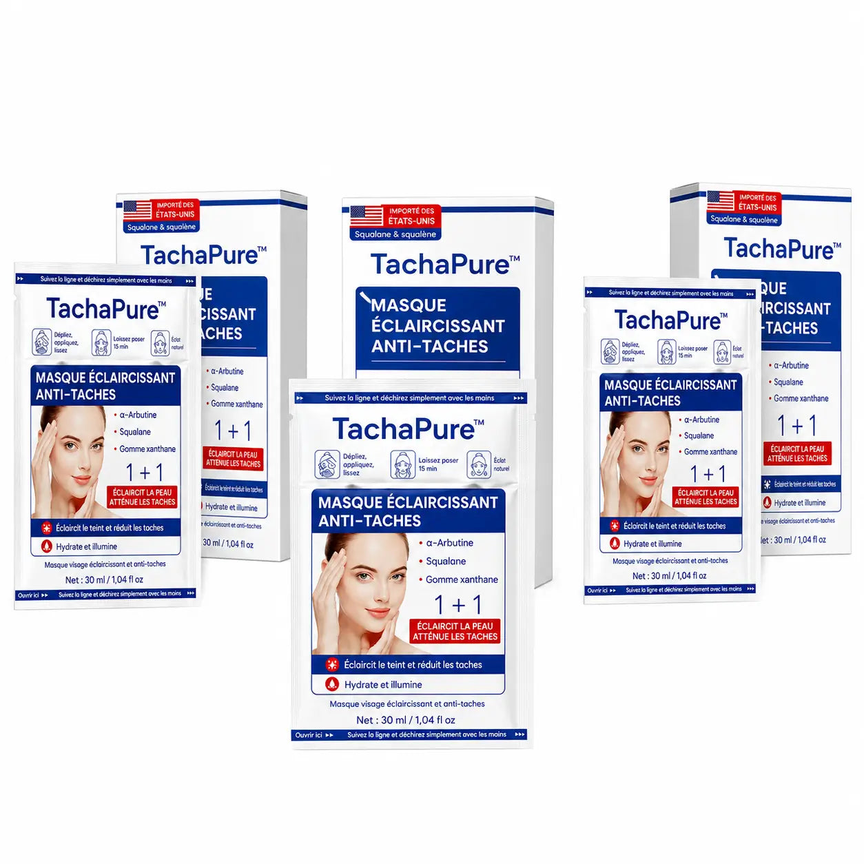TachaPure™ Masque Anti-Taches Éclaircissant | Effacez vos taches brunes en 72 heures chrono !
