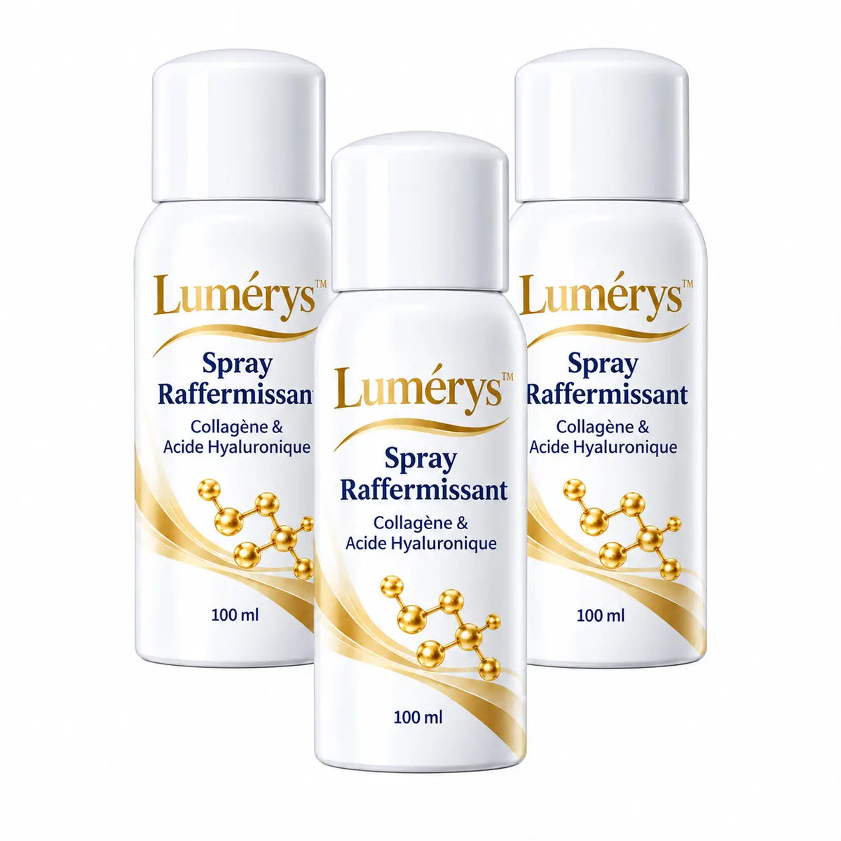 Lumérys™ Spray Raffermissant Collagène & Acide Hyaluronique | Repulpez, hydratez et liftez votre peau sans aiguille ni chirurgie !