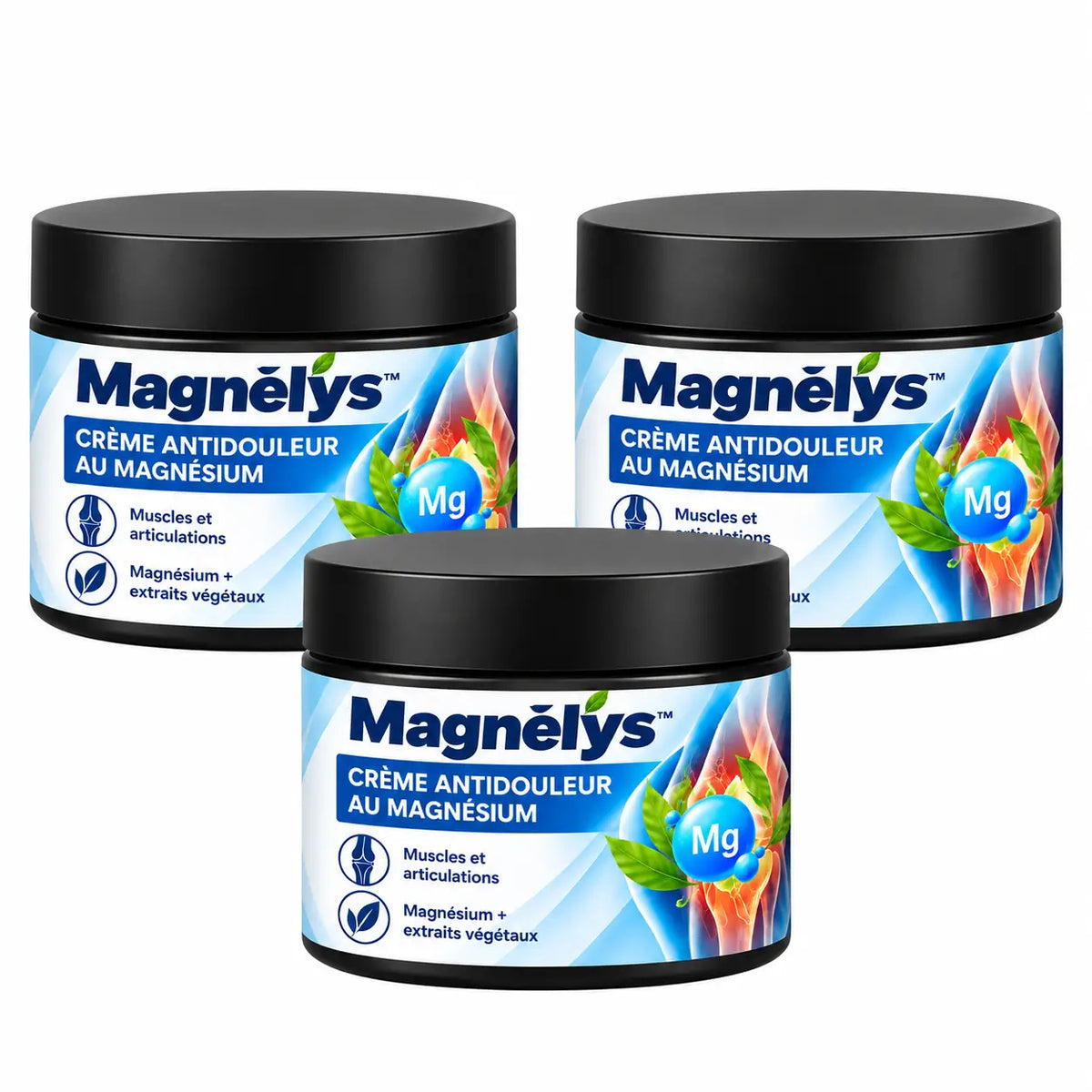 Magnélys™ Crème Antidouleur au Magnésium | Éliminez vos douleurs articulaires en 5 minutes !
