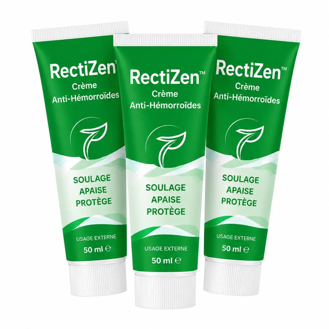 RectiZen™ Crème Anti-Hémorroïdes | Soulage 99 % de la douleur liée aux hémorroïdes dès la première application !