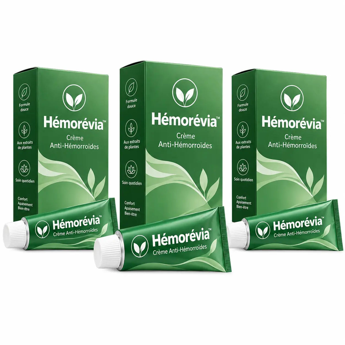 Hémorévia™ Crème Anti-Hémorroïdes | Traite 99% des hémorroïdes dès la première application !