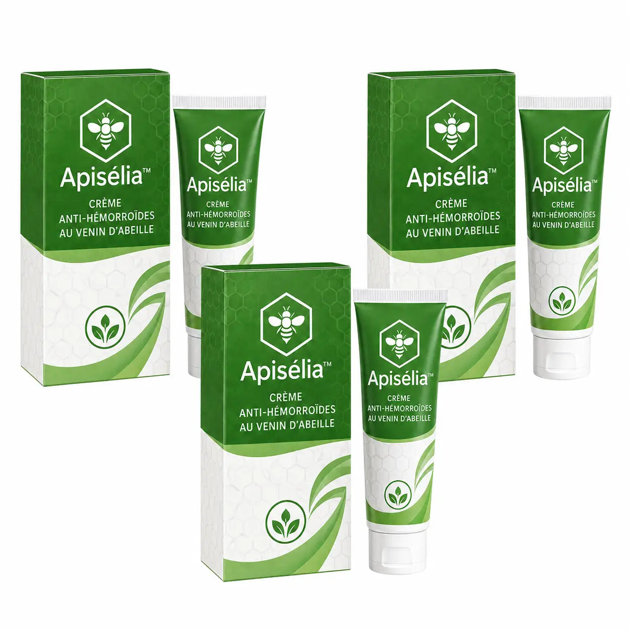 Apisélia™ Crème Anti-Hémorroïdes au Venin d’Abeille | Faites disparaître vos hémorroïdes dès la première application !