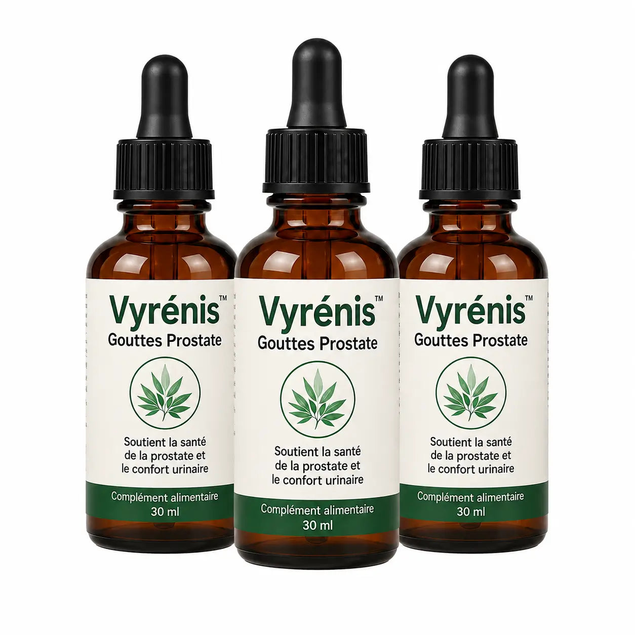 Vyrénis™ Gouttes Prostate | Retrouvez un jet puissant et dormez enfin toute la nuit sans interruption !