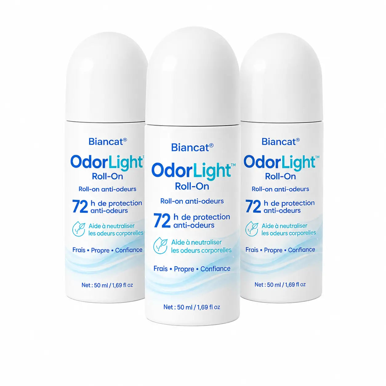 OdorLight™ Roll-On | Stoppez les mauvaises odeurs et retrouvez des aisselles visiblement plus claires !
