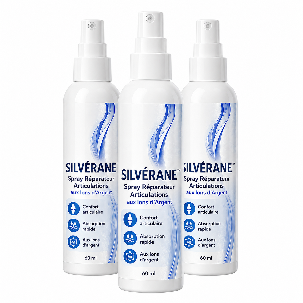 Silvérane™ Spray Réparateur Articulations aux Ions d’Argent | Réparez les articulations et stoppez la douleur en 3 minutes !