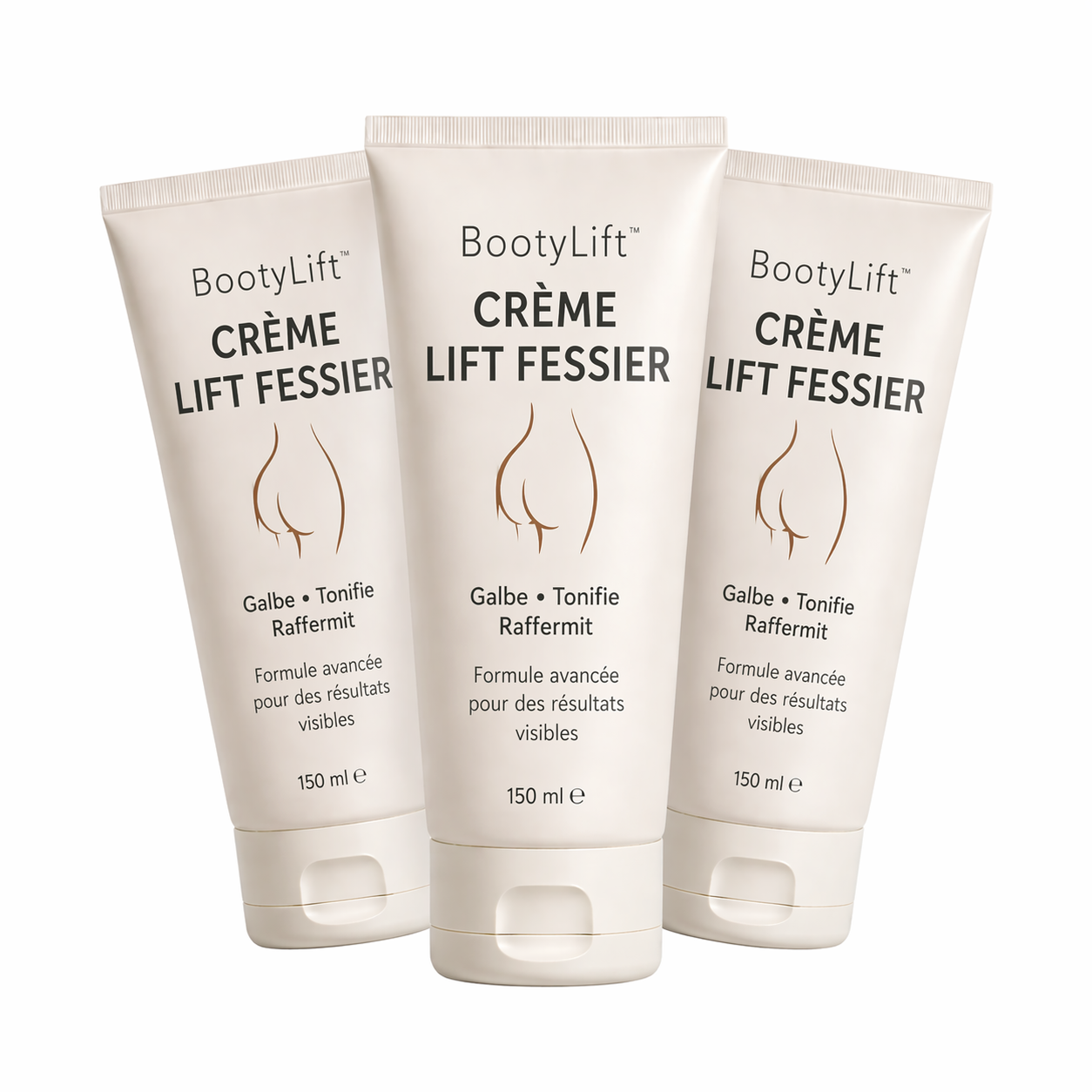 BootyLift™ Crème Lift Fessier | Fesses plus fermes, plus galbées et effet push-up visible en 21 jours chrono !