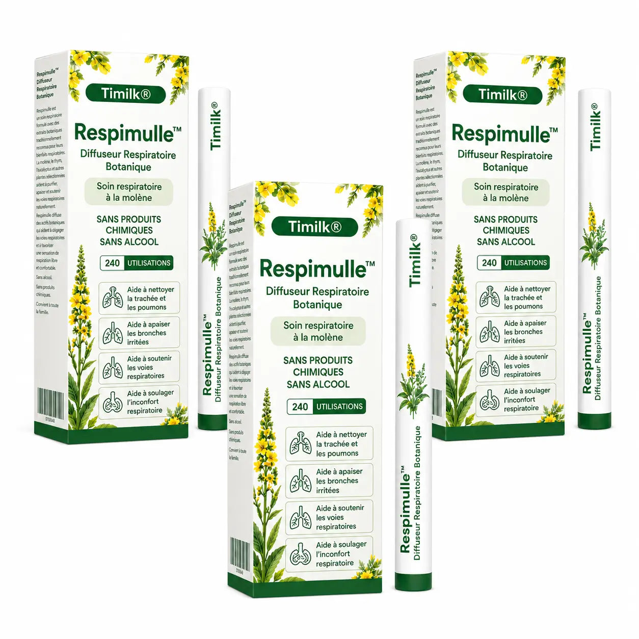 Respimulle™ Diffuseur Respiratoire | Respirez plus librement en 2 minutes et libérez enfin vos voies respiratoires !