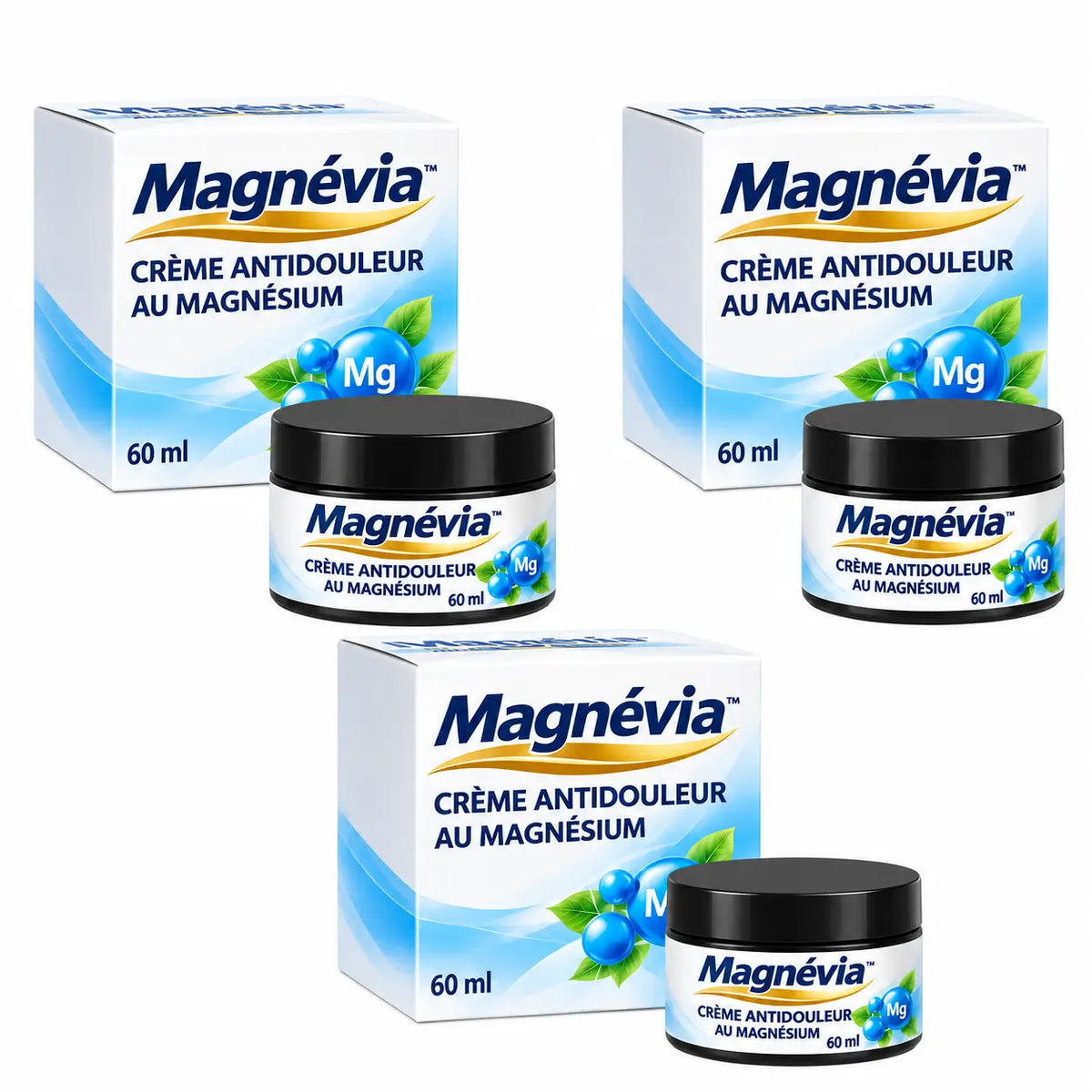 Magnévia™ Crème Antidouleur au Magnésium | Supprimez vos douleurs articulaires en 3 minutes !