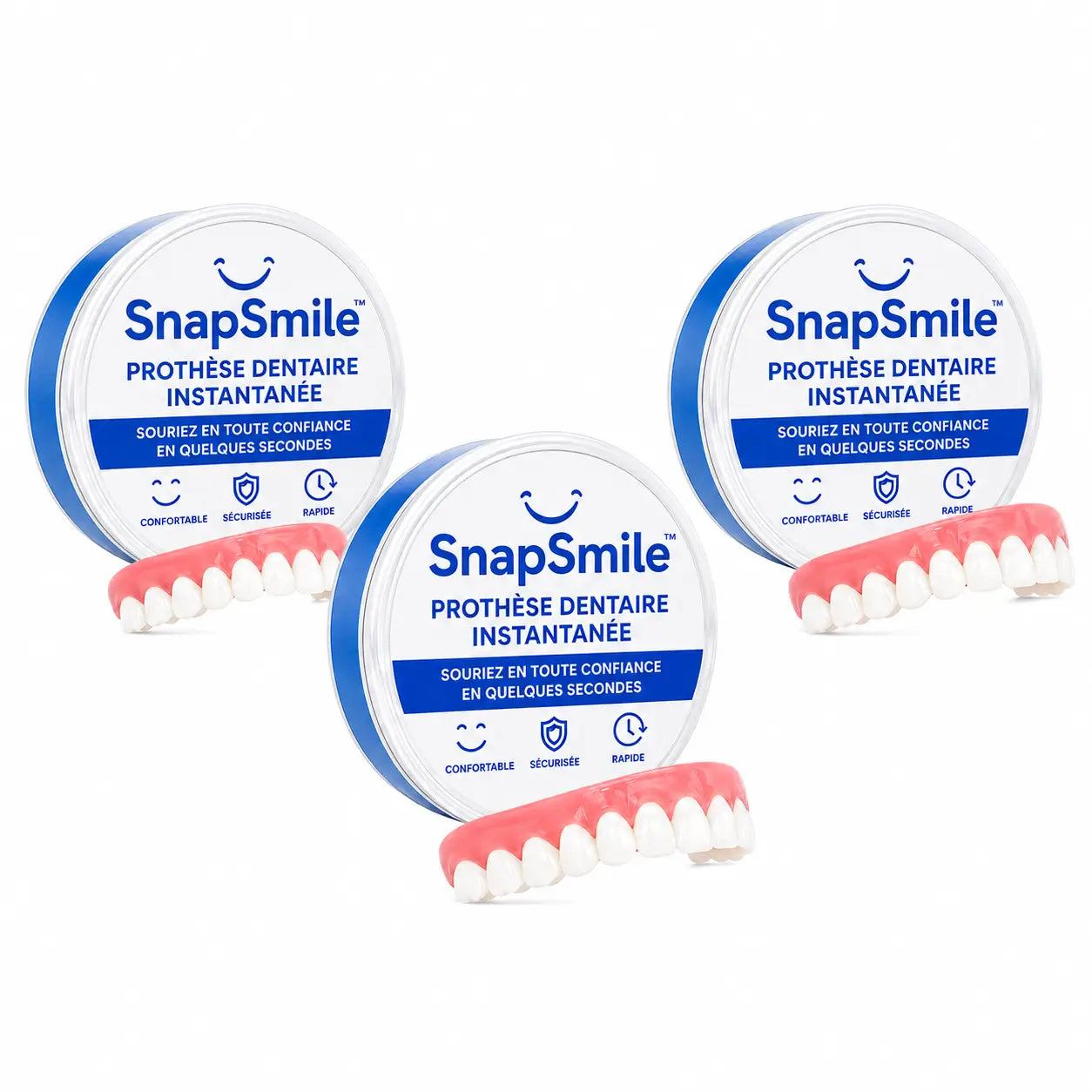 SnapSmile™ Prothèse Dentaire Instantanée | Un sourire éclatant sans dentiste en 10 secondes !