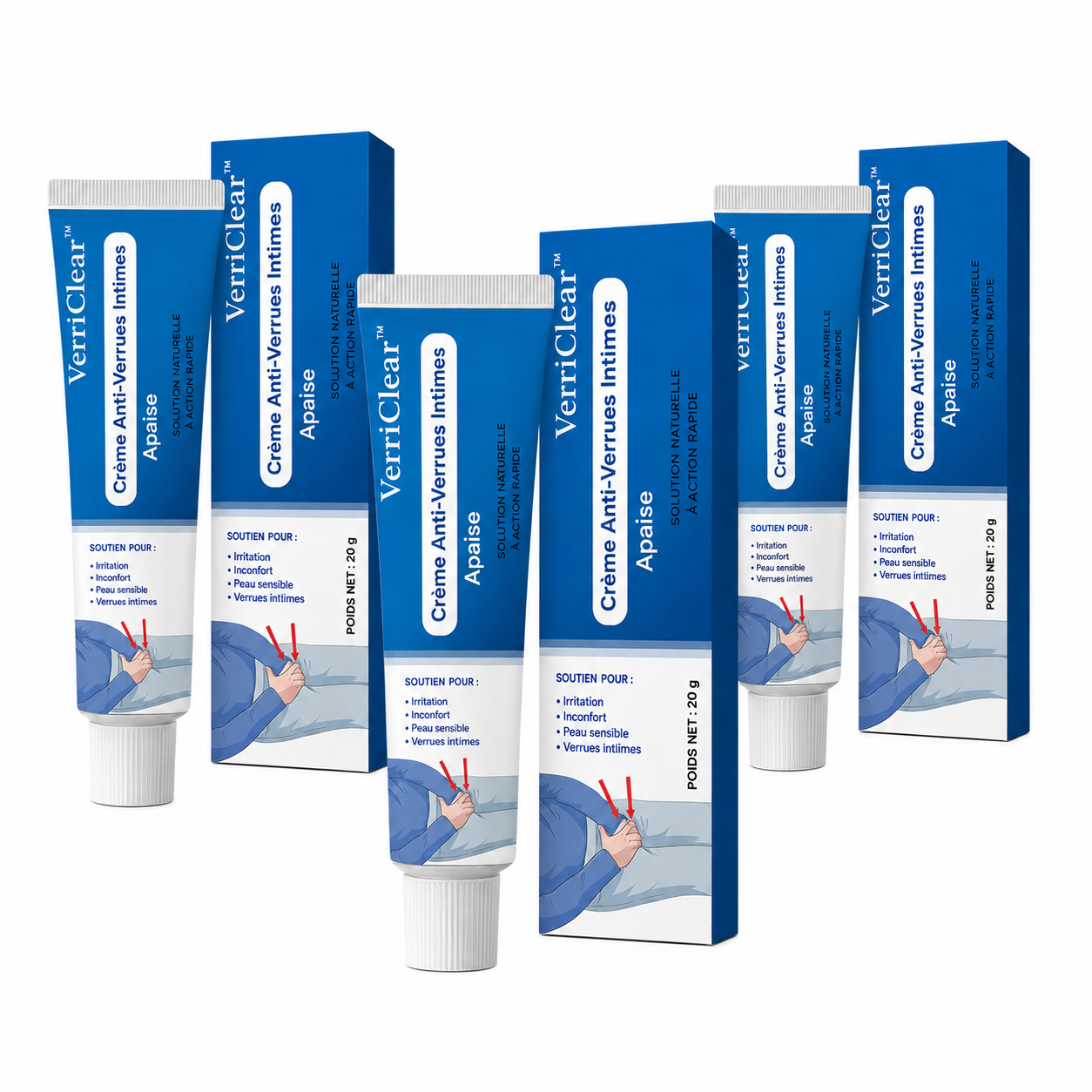 VerriClear™ Crème Anti-Verrues Intimes | Supprimez les verrues gênantes, calmez les démangeaisons et retrouvez une peau nette dès 7 jours !