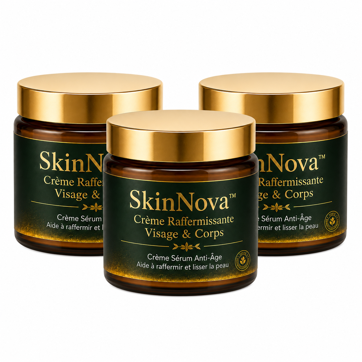 SkinNova™ Crème Raffermissante Visage & Corps | Lifte, hydrate et raffermit votre peau en 10 minutes chrono!