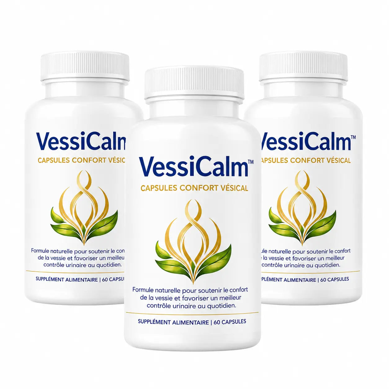 VessiCalm™ Capsules Confort Vésical | Rétablit le plein contrôle de la vessie en seulement 7 jours !