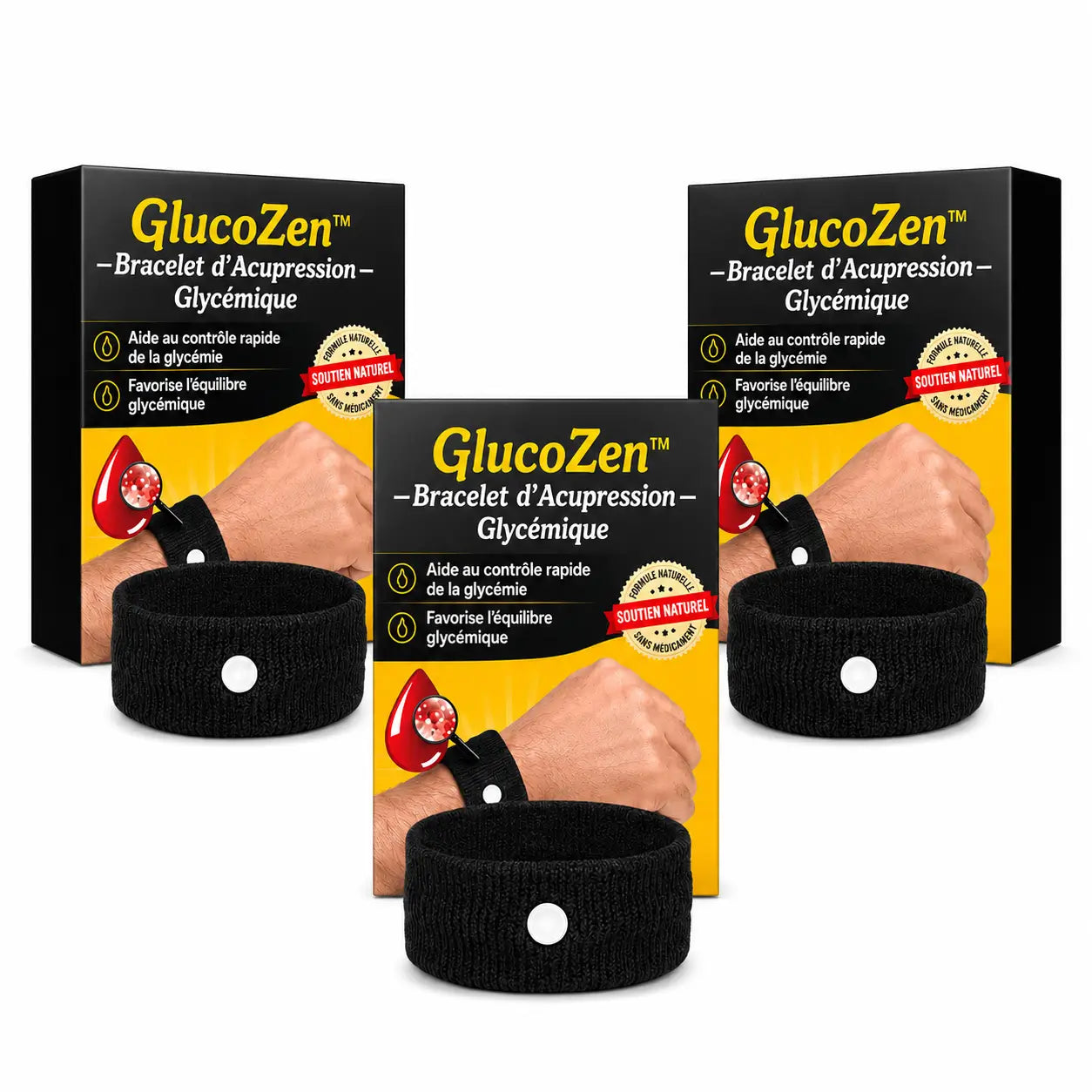 GlucoZen™ Bracelet d’Acupression Glycémique | Aidez votre corps à stabiliser le sucre et retrouvez énergie, contrôle et légèreté au quotidien !