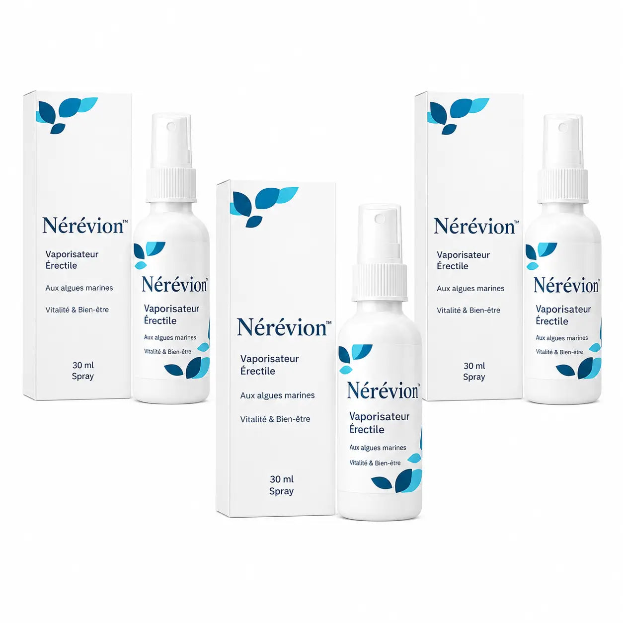Nérévion™ Vaporisateur Érectile aux Algues Marines | Obtenez une érection dure comme le roc en 43 secondes!
