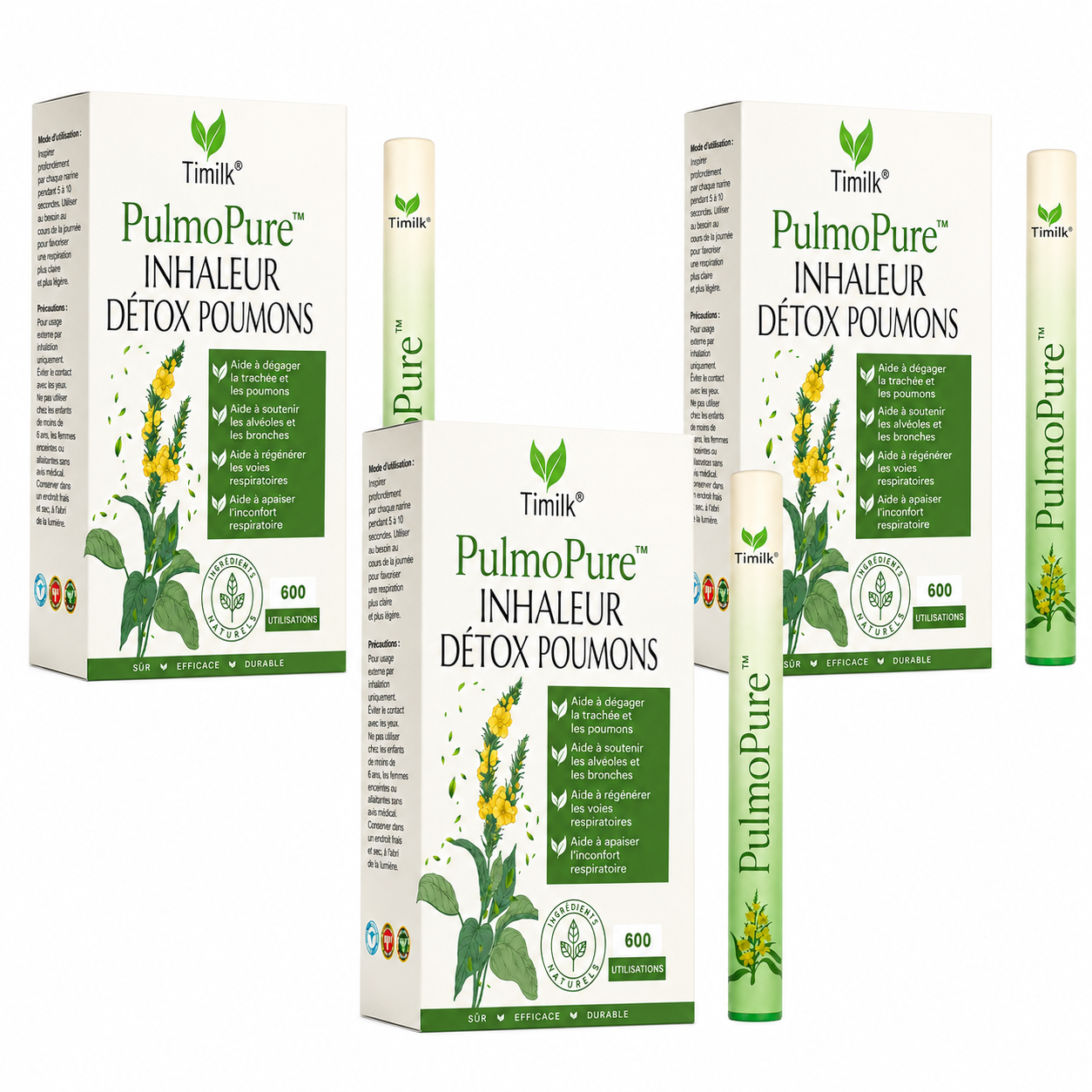 PulmoPure™ Inhaleur Détox Poumons | Dégagez vos poumons et respirez plus profondément !
