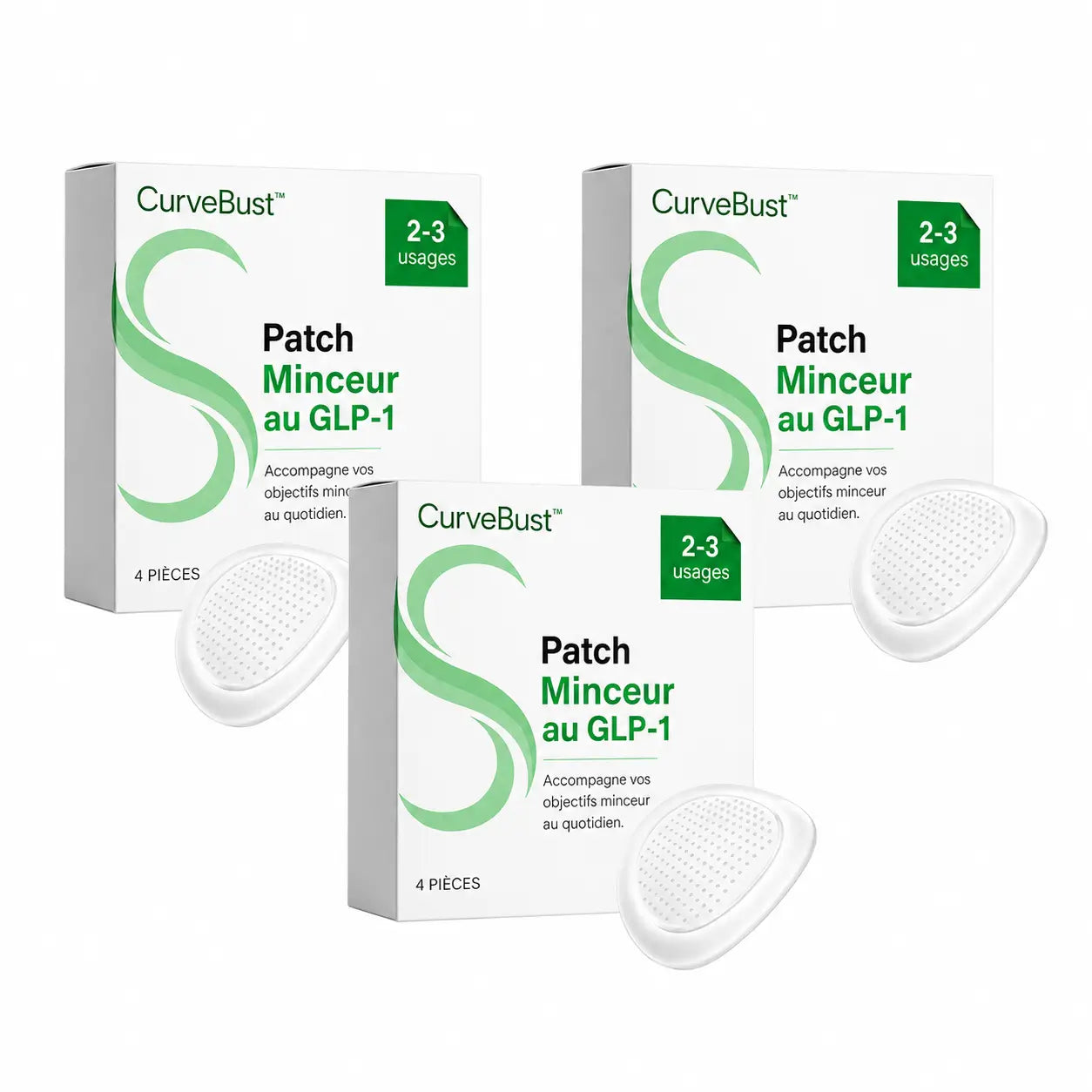 CurveBust™ Patch Minceur au GLP-1 | Perdez jusqu’à 4,3 kilos de graisse en 5 jours !