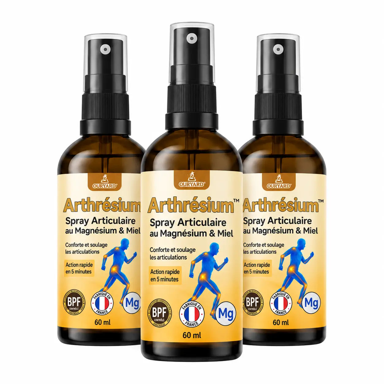 Arthrésium™ Spray Articulaire au Magnésium & Miel | Répare vos articulations douloureuses en 10 minutes!