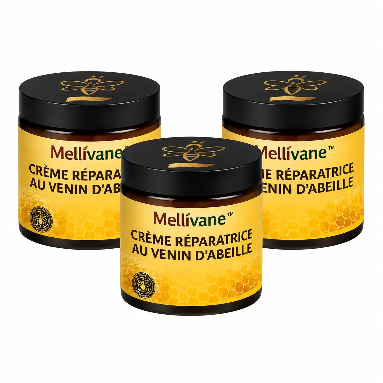 Mellivane™ Crème Réparatrice au Venin d’Abeille | Stoppe rougeurs, eczéma et boutons dès la première application !
