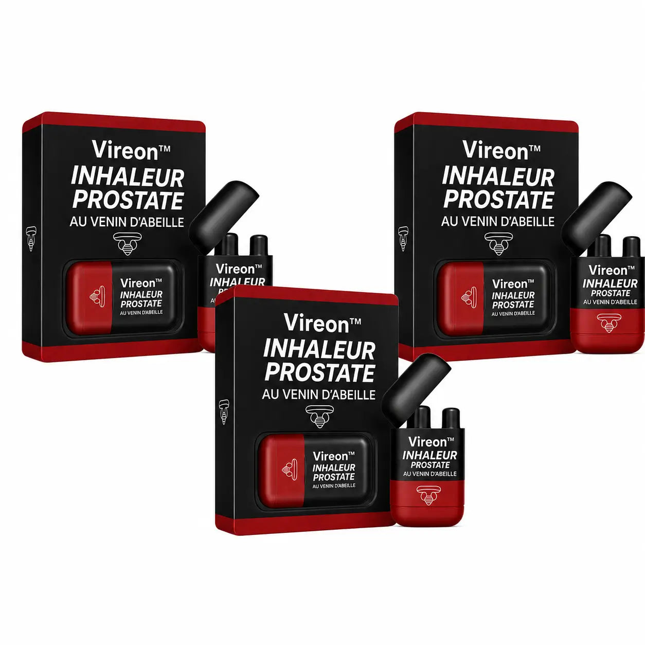 Vireon™ Inhaleur Prostate au Venin d’Abeille | Retrouvez une érection ferme et immédiate en 3 minutes !