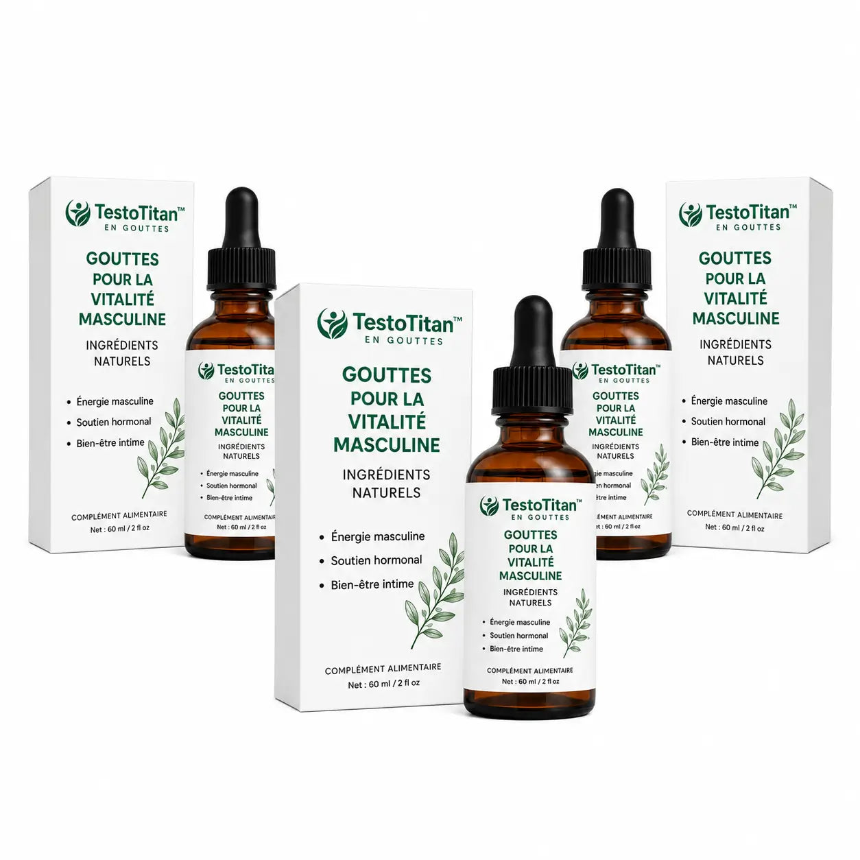 TestoTitan™ en gouttes | Aide à réduire les problèmes de prostate jusqu’à 93 % en seulement 5 jours !
