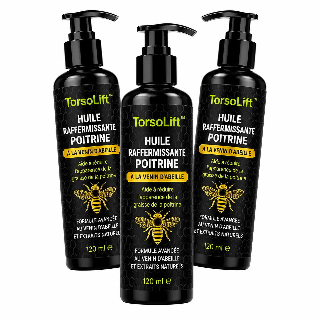 TorsoLift™ Huile Raffermissante Poitrine Homme | Élimine la poitrine masculine en seulement 7 jours !