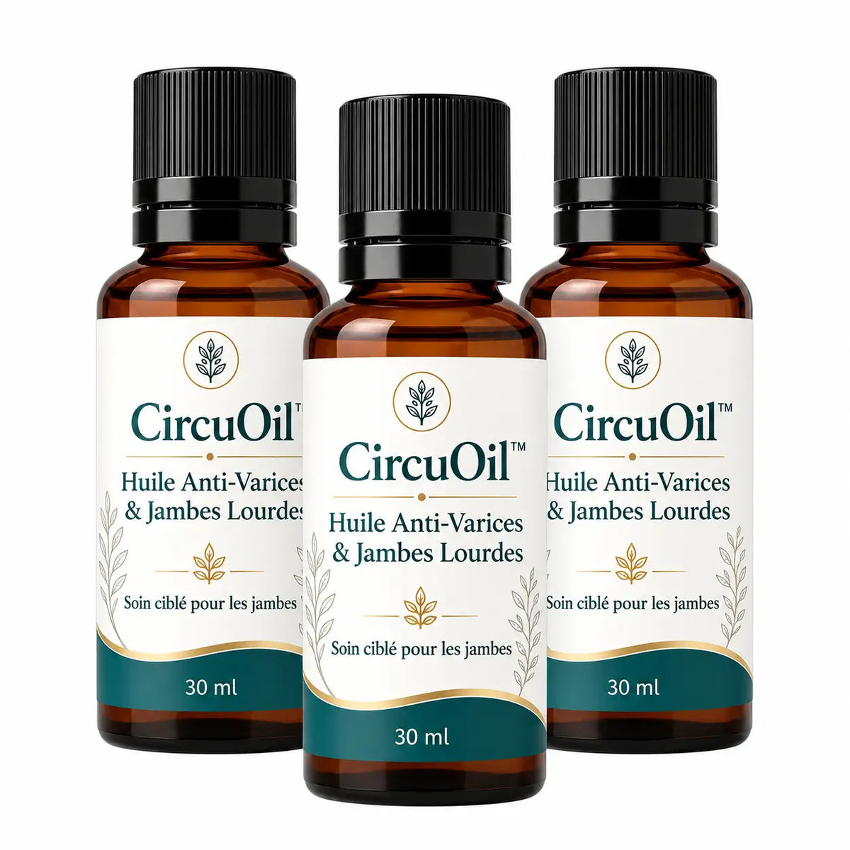 CircuOil™ Huile Anti-Varices & Jambes Lourdes | Réduisez l’apparence des veines visibles et retrouvez des jambes plus légères !