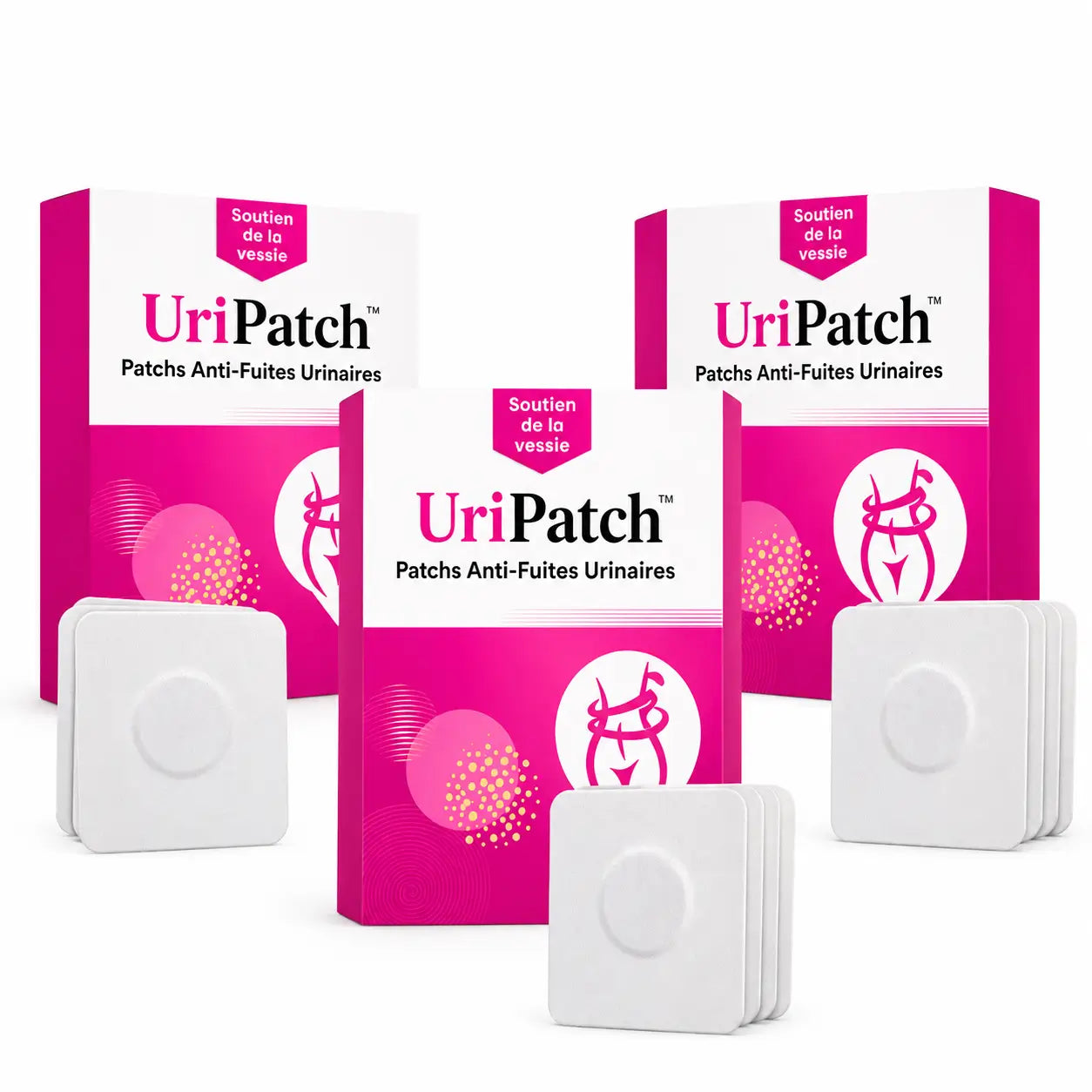 UriPatch™ Patchs Anti-Fuites Urinaires | Traite l'incontinence urinaire dès la première application – Résultats prouvés !