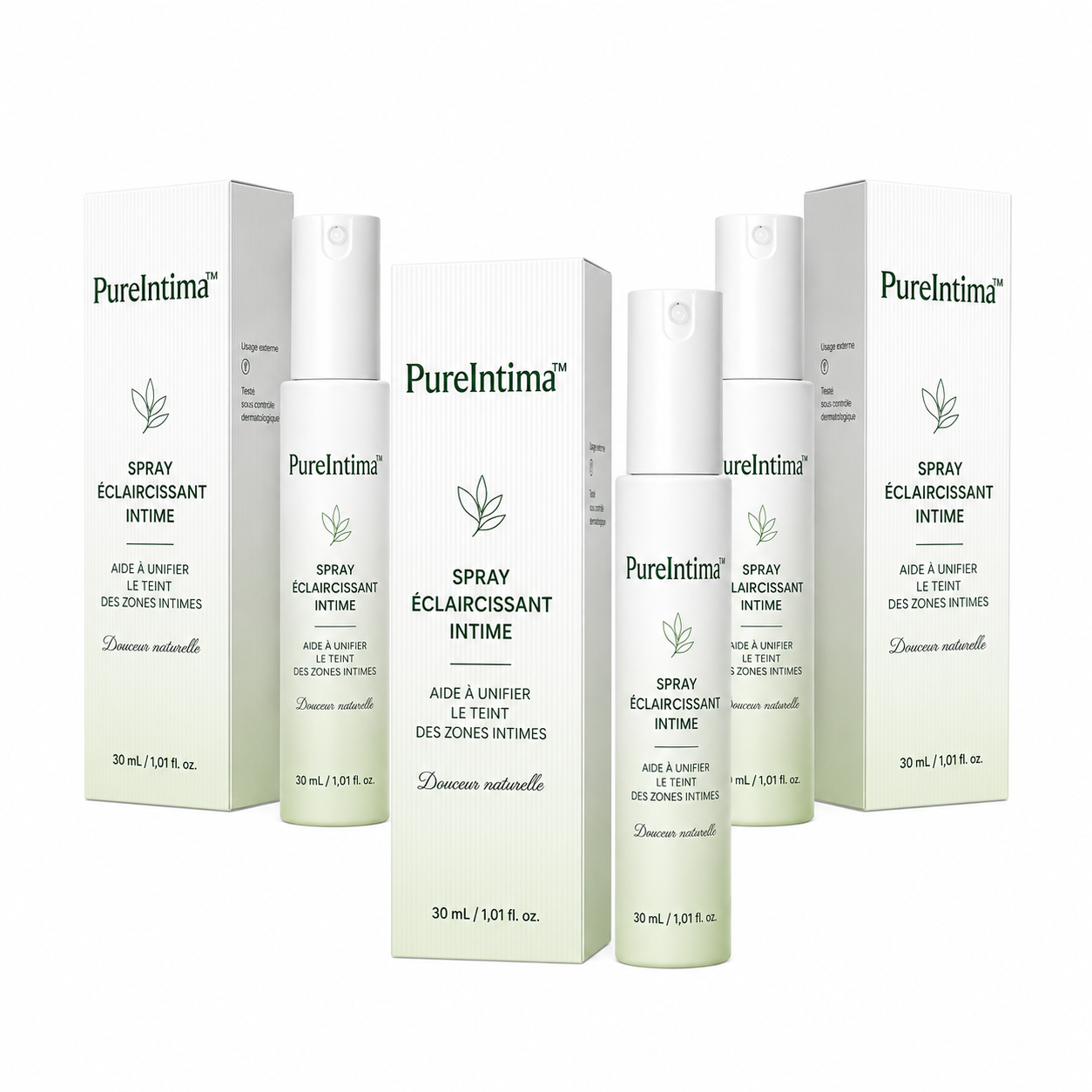 PureIntima™ Spray Éclaircissant Intime | Éclaircit et illumine votre peau intime en 10 minutes!