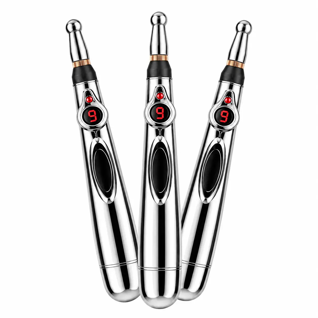 AcuPulse™ Stylo d’Acupression Électrique 3-en-1 | Soulagez tensions, contractures et douleurs musculaires en quelques minutes !