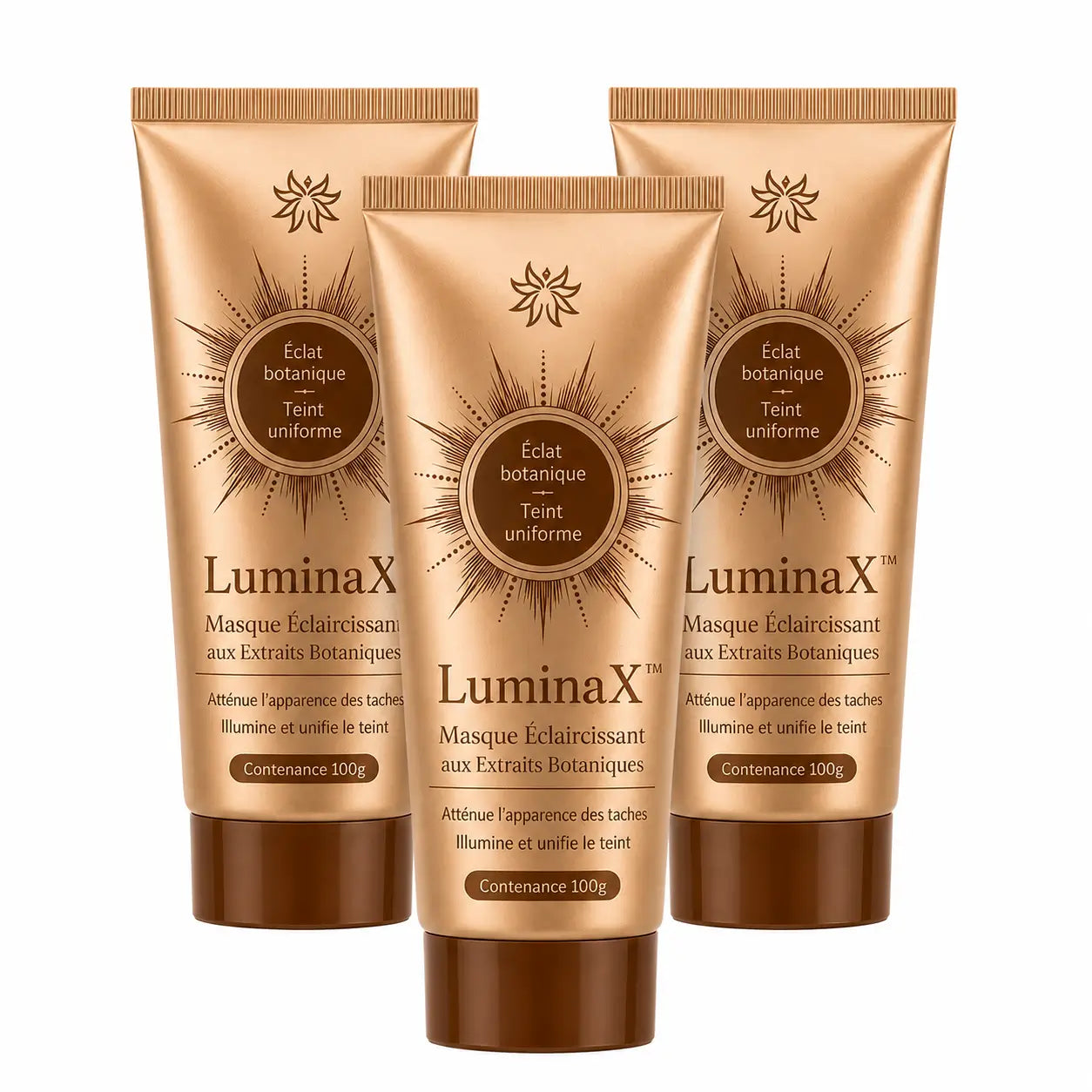 LuminaX™ Masque Éclaircissant aux Extraits Botaniques | Efface les taches brunes en 10 minutes par jour!