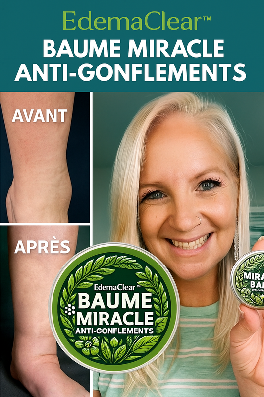 EdemaClear™ Baume Miracle Anti-Gonflements | Élimine l'œdème et soulage les gonflements en 5 minutes!