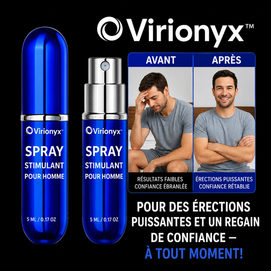 Virionyx™ Spray Érectif à Action Rapide | Retrouvez une érection puissante en 5 minutes !