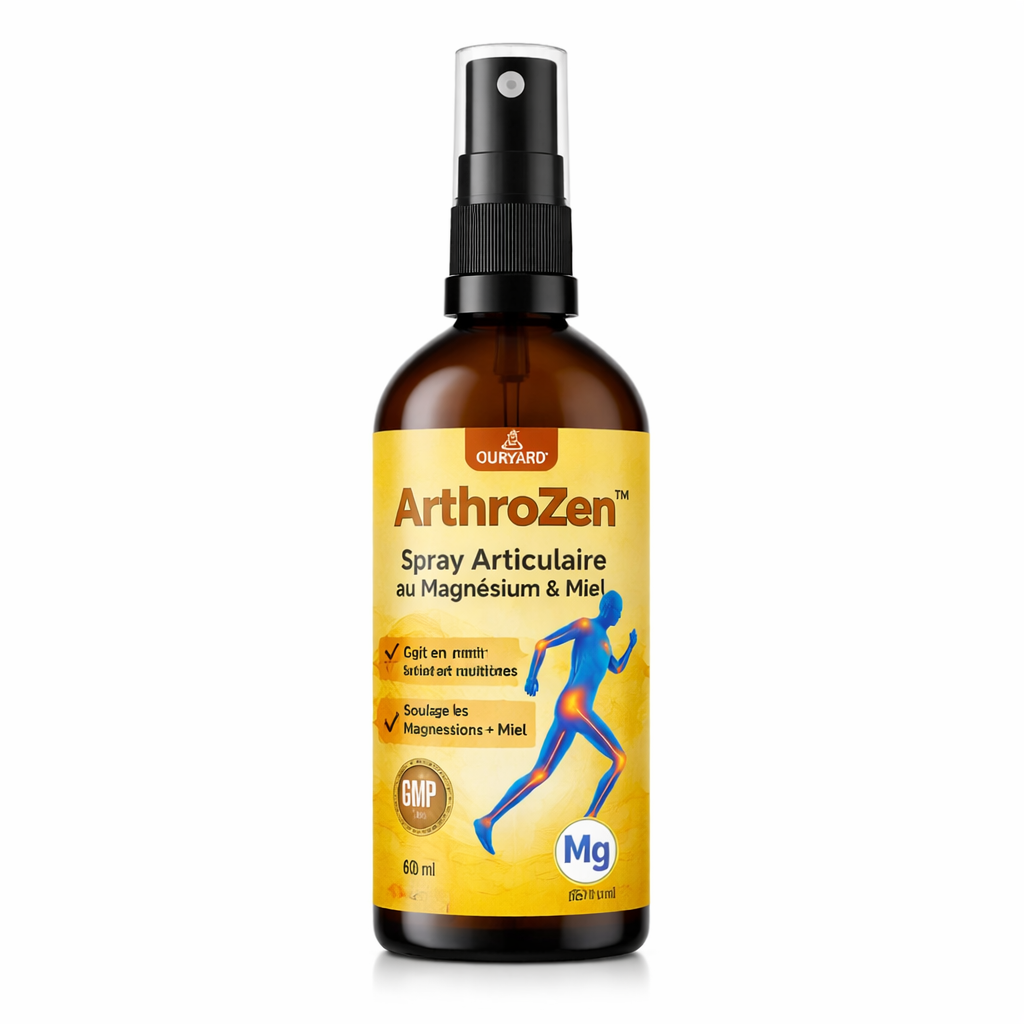 ArthroZen™ Spray Articulaire au Magnésium & Miel | Retrouvez des articulations souples en 10 minutes !