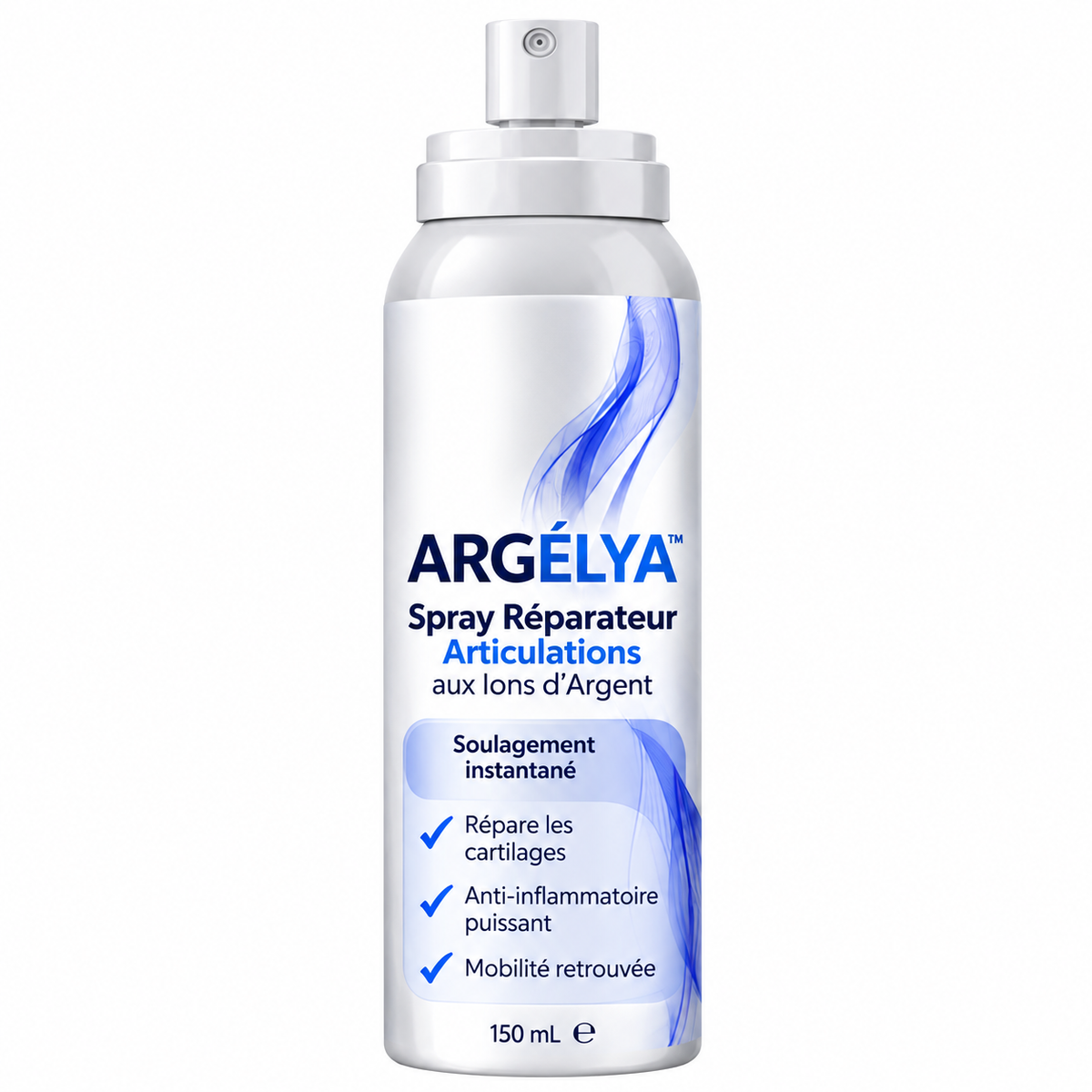 Argélya™ Spray Réparateur Articulations aux Ions d’Argent | Réparez les articulations et stoppez la douleur en 3 minutes !