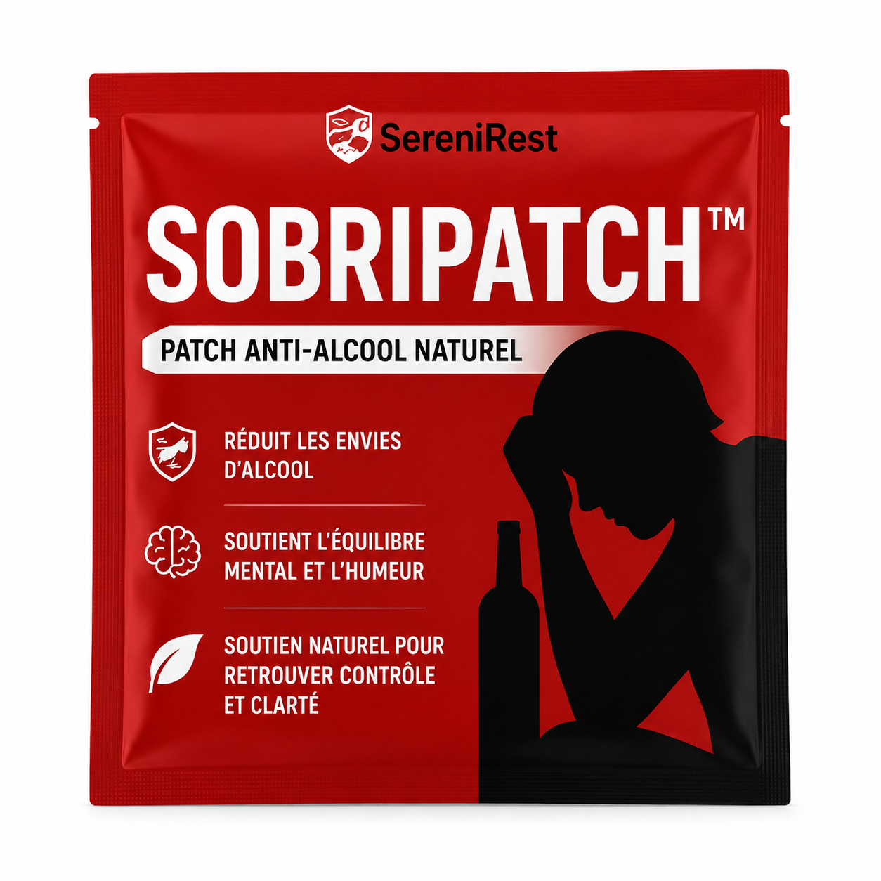 SobriPatch™ Patch Anti-Alcool | Stoppez les envies et reprenez le contrôle en 7 jours !