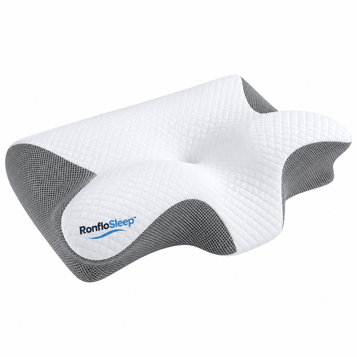 RonfloSleep™ Oreiller Orthopédique 4-en-1 | Alignez votre nuque, réduisez les ronflements et dormez profondément dès la première nuit !
