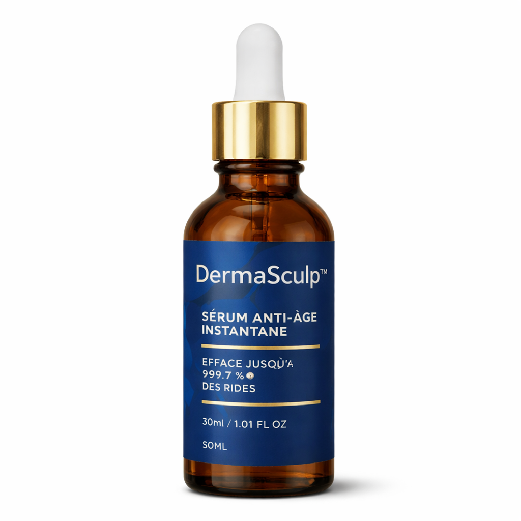 DermaSculp™ Sérum Anti-Âge Instantané | Efface 99,7 % des rides en 15 heures