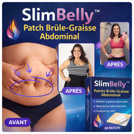 SlimBelly™ Patch Brûle-Graisse Abdominal | Faites fondre jusqu’à 3,2 kg de graisse en seulement 5 jours !