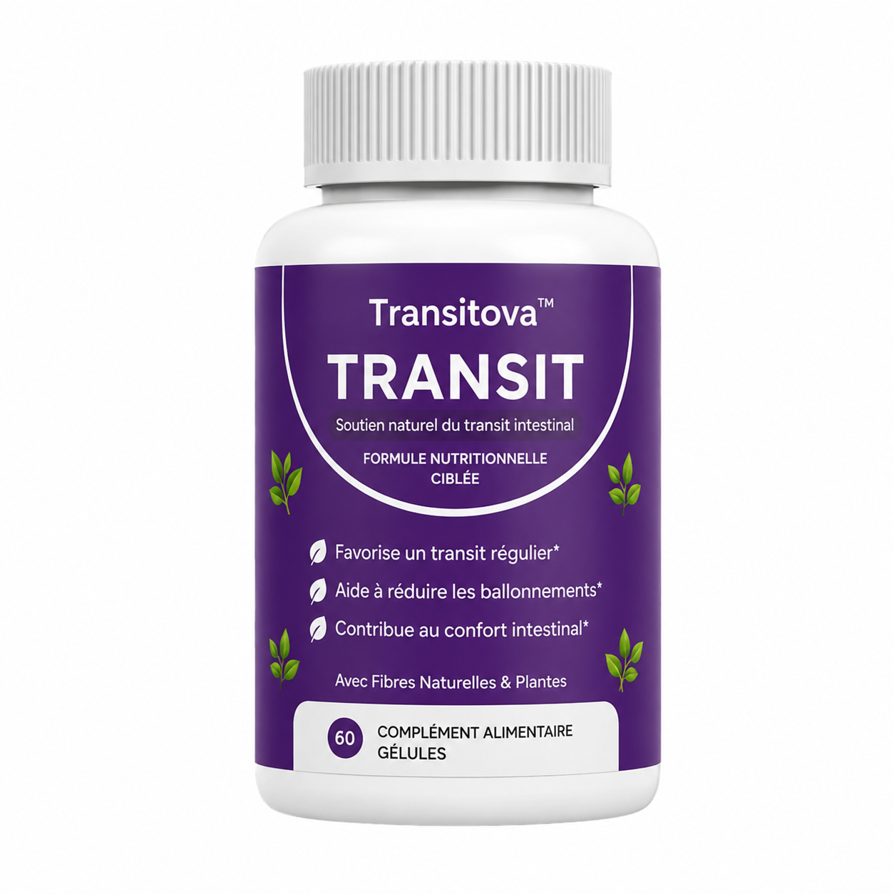 Transitova™ Gélules Transit Naturel | Débloquez votre intestin et retrouvez des selles régulières en 7 jours sans laxatif !