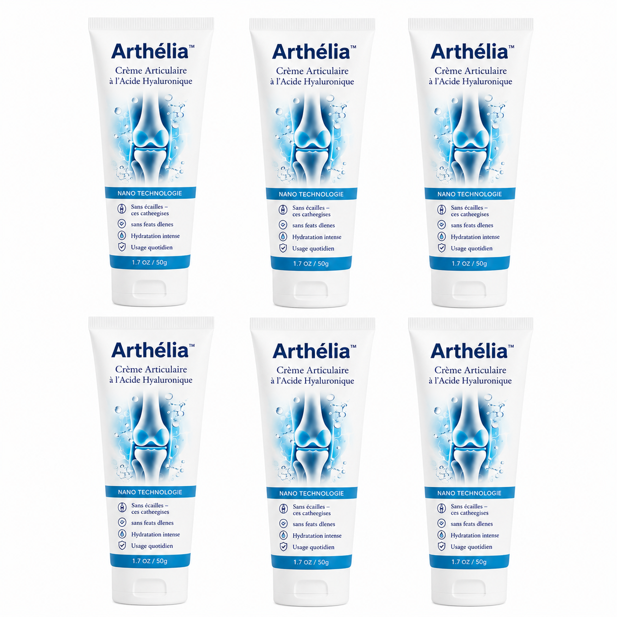 Arthélia™ Crème Articulaire à l’Acide Hyaluronique | Soulagez vos douleurs en 60 secondes !