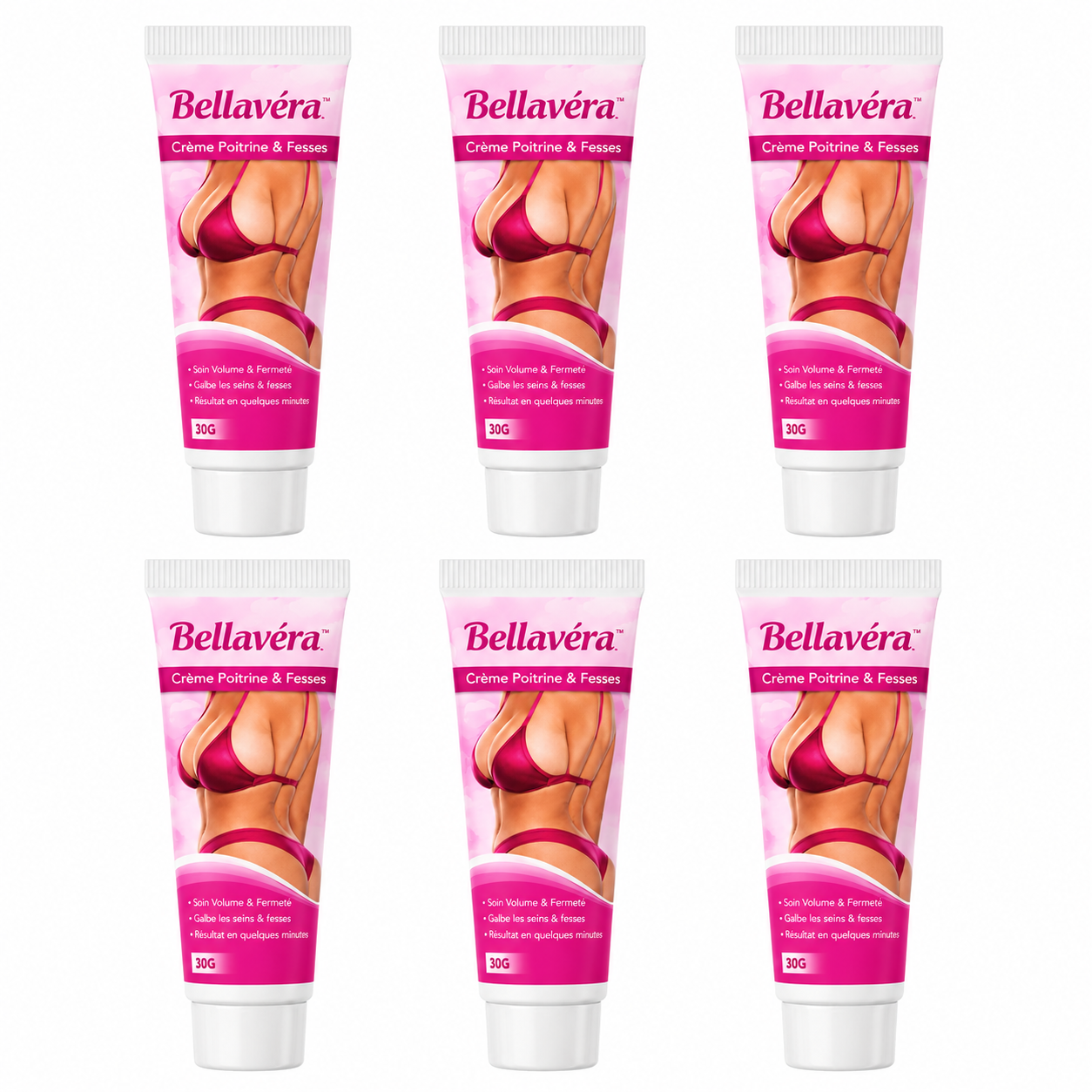 Bellavéra™ Crème Poitrine & Fesses | Augmentez vos formes en quelques minutes et affichez un volume irrésistible !