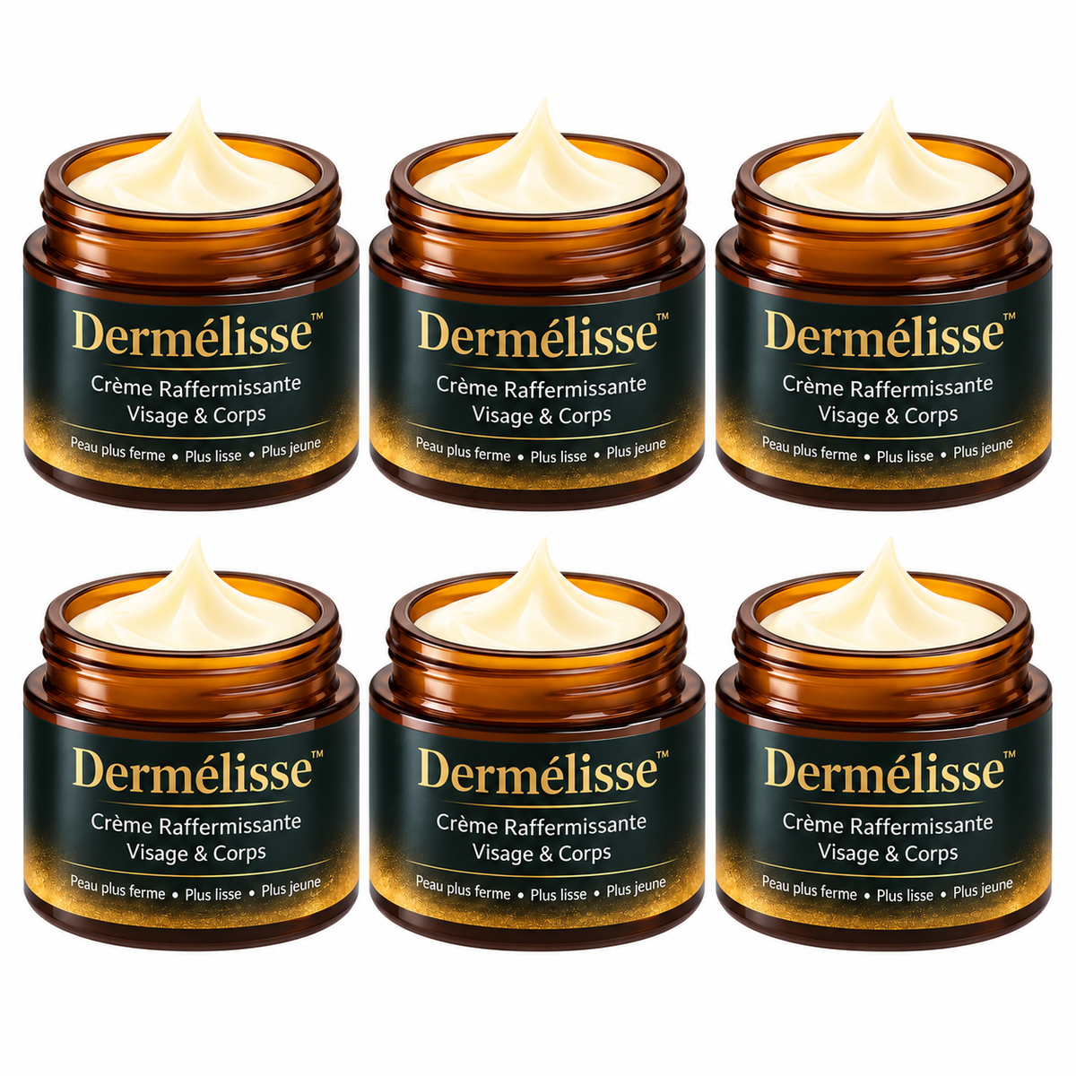 Dermélisse™ Crème Raffermissante Visage & Corps | Retend votre peau et lisse vos rides en seulement 10 minutes !