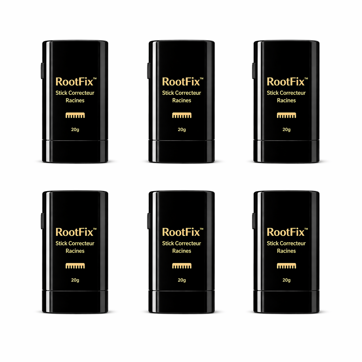 RootFix™ Stick Correcteur Racines | Camouflez instantanément vos racines et retrouvez une couleur parfaite en quelques secondes !