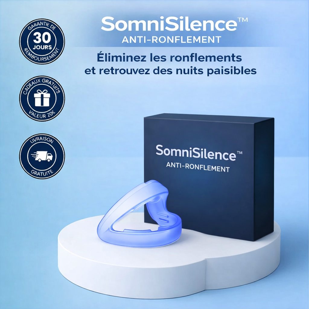 SomniSilence™ Anti-Ronflement | Stoppez les ronflements en un instant !