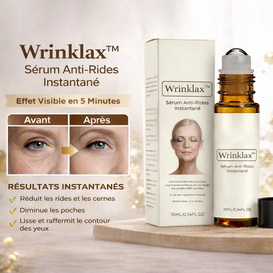 Wrinklax™ Sérum Anti-Rides Instantané | Lissez votre peau et effacez les rides en 10 secondes !