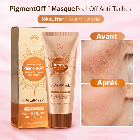 PigmentOff™ Masque Peel-Off Anti-Taches | Efface taches brunes et pigmentation en 7 jours !