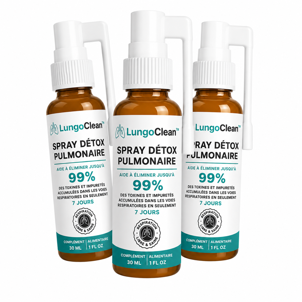 LungoClean™ Spray Détox Pulmonaire | Expulse 99% des toxines cachées en seulement 7 jours!