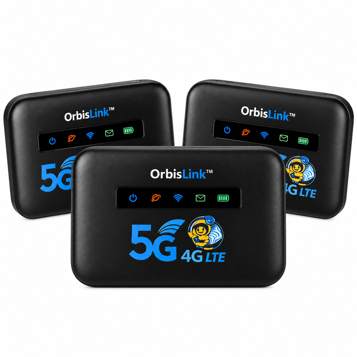 OrbisLink™ Routeur Wi-Fi Mondial | Débloquez un internet ultra-rapide dans plus de 150 pays en moins de 5 secondes !
