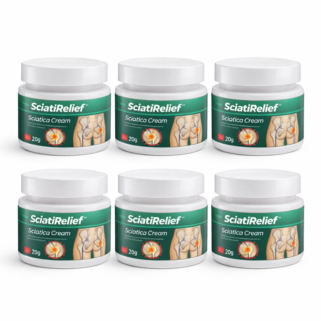 SciatiRelief™ Crème Sciatique | Stoppez la douleur du nerf sciatique jusqu’à 98 % en seulement 3 jours !