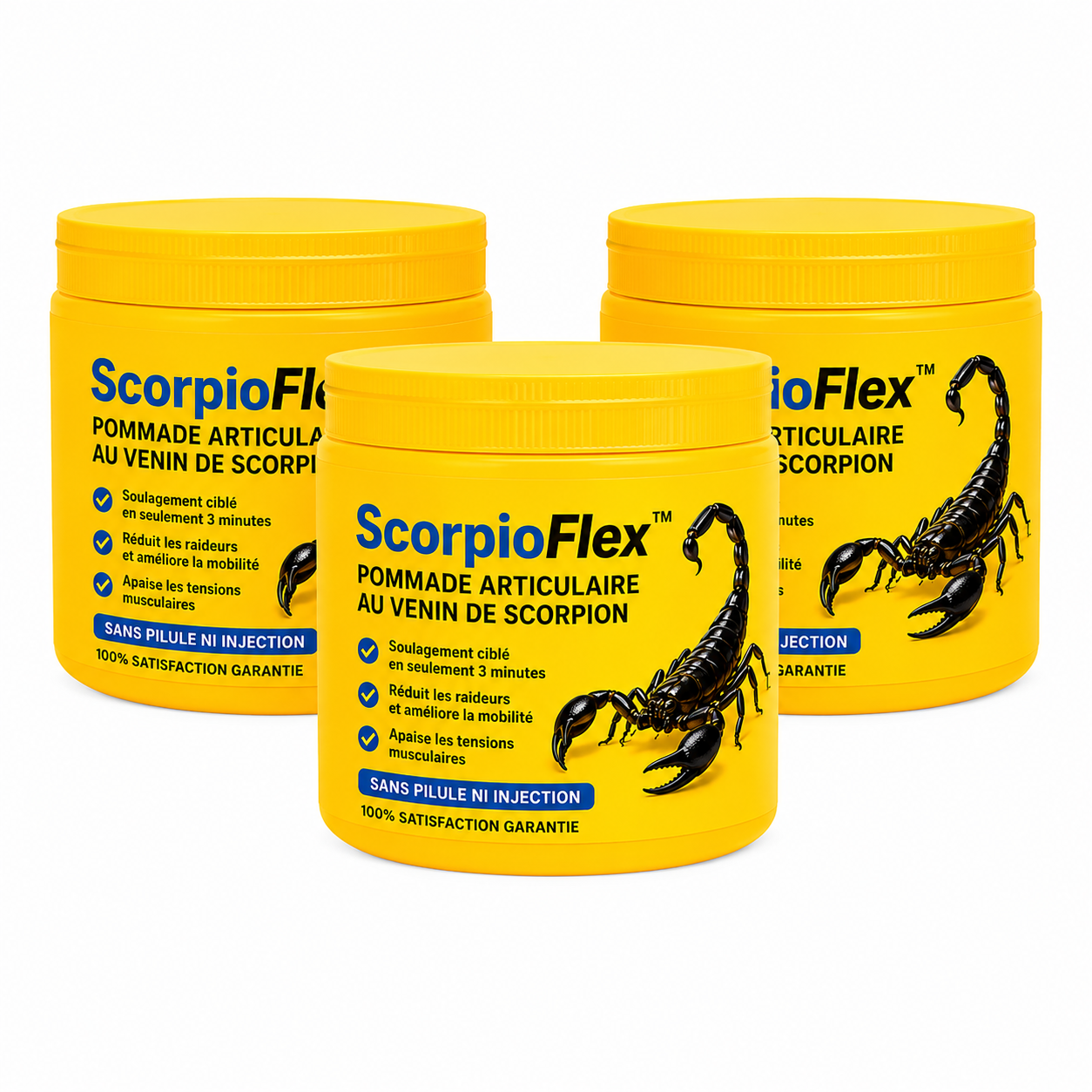 ScorpioFlex™ Pommade Articulaire au Venin de Scorpion | Supprimez douleurs, raideurs et tensions en 3 minutes, sans pilules ni injections !
